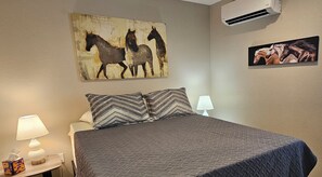 2 chambres, fer et planche Ă repasser, Wi-Fi, draps fournis