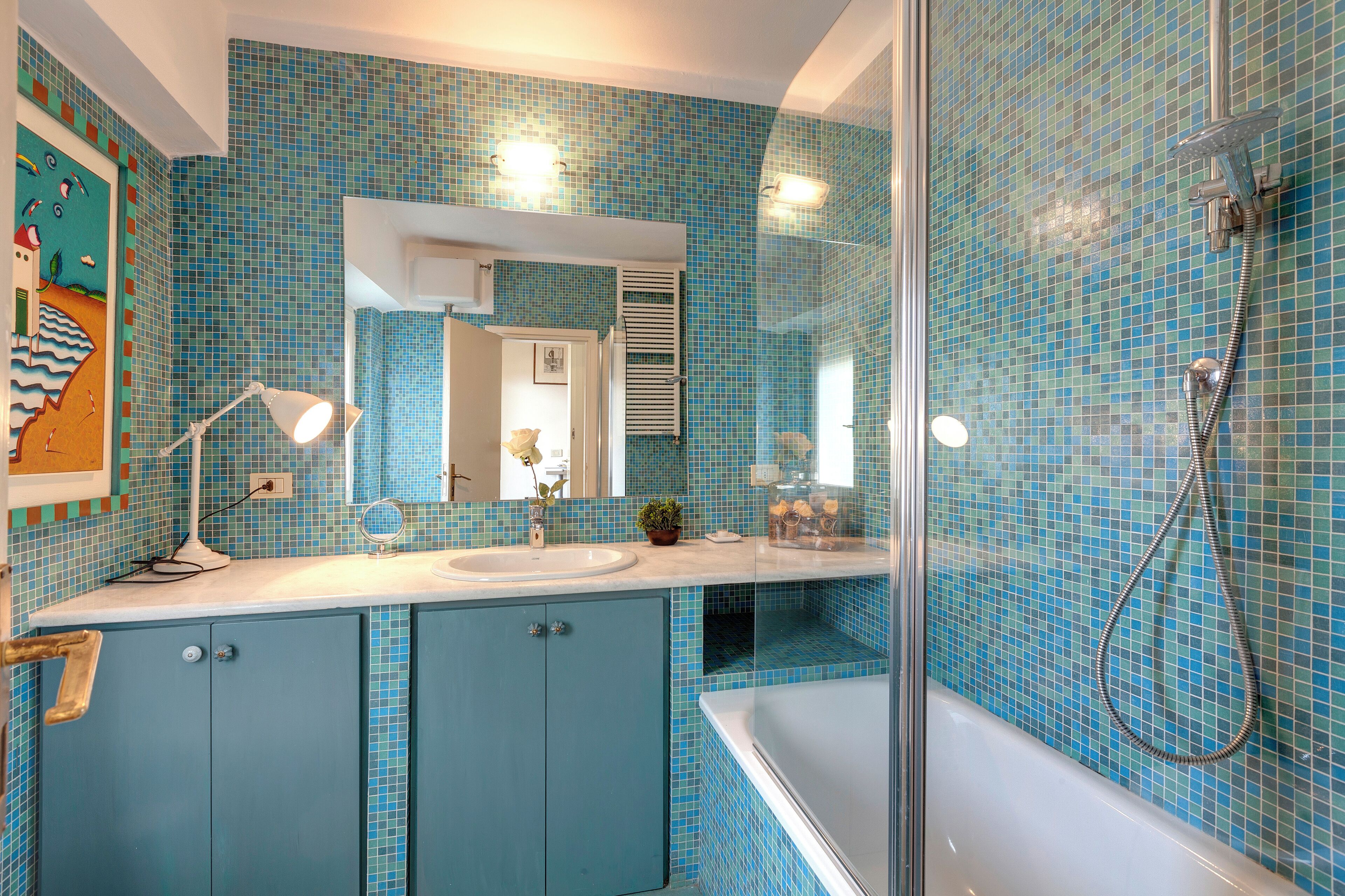 Apartment | Bathroom | Hair dryer, bidet, towels, soap