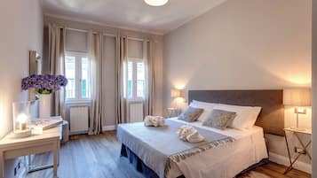 Apartment | Laptopgeeigneter Arbeitsplatz, Bügeleisen/Bügelbrett, kostenloses WLAN