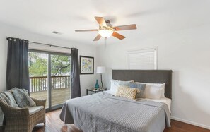 4 bedrooms, iron/ironing board, travel cot, WiFi