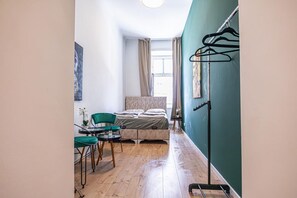 1 soveværelse, sengetøj