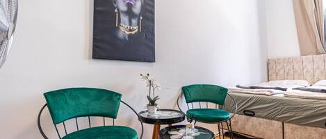 1 makuuhuone, vuodevaatteet