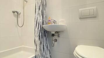 SĂšche-cheveux, serviettes fournies, savon, shampoing