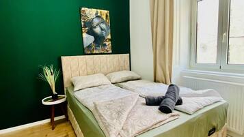 1 slaapkamer, beddengoed