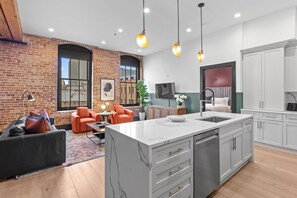 Interior - 2BR/2BA Rooftop Pool | Gym | Game Room | Downtown (New Orleans)