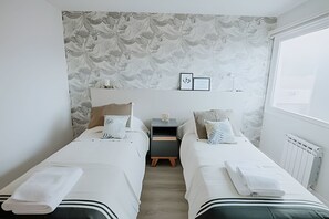 2 slaapkamers, beddengoed