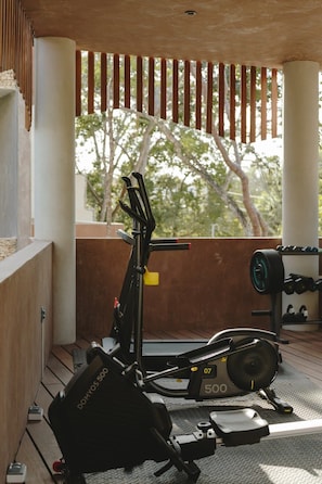 Fitness facility - Casa Felipa | 2BR Condo w/ Private Rooftop Terrace (Tulum)