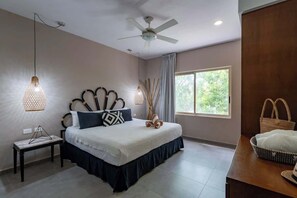 1 bedroom, desk, iron/ironing board, WiFi - Modern Apartment w/ Pool & Terrace in Aldea Zama (Tulum)