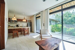 Fridge, microwave, oven, stovetop - Jungle Penthouse w/ Private Rooftop Pool (Tulum)