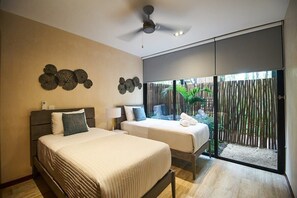 2 bedrooms, iron/ironing board, WiFi, bed sheets - Modern Jungle Condo w/ Private Pool & Terrace (Tulum)