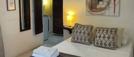 Wifi gratis y ropa de cama