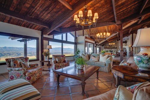 Best views of the Santa Ynez Valley!  4 Bedrooms, infinity edge pool and sauna