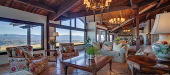 Best views of the Santa Ynez Valley!  4 Bedrooms, infinity edge pool and sauna