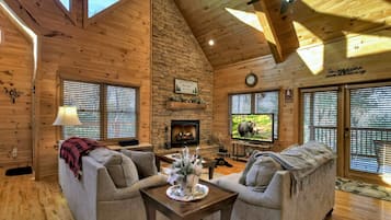 TV, fireplace, ping pong