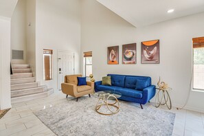 TV, fireplace, video games, DVD player