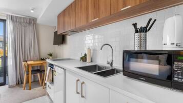 Microwave, oven, stovetop, toaster