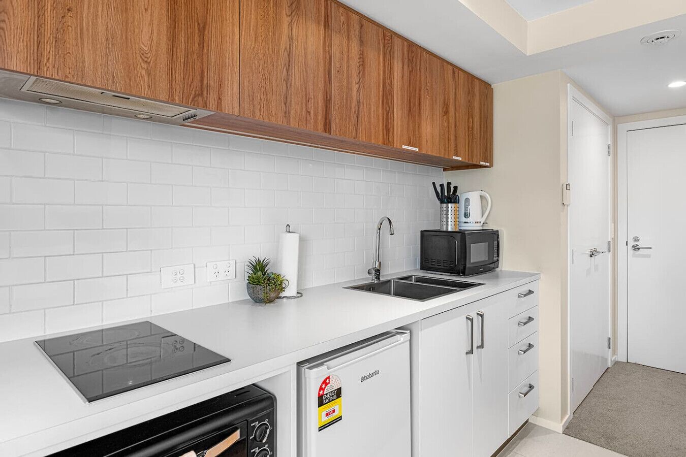 Microwave, oven, stovetop, toaster