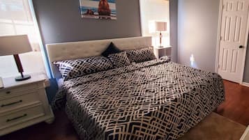 3 bedrooms, in-room safe, iron/ironing board, WiFi