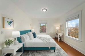 5 bedrooms, iron/ironing board, travel crib, WiFi