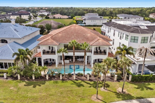 Exterior - Games Room | Theater | Kids Themed Bedrooms | Fitness Room | Private Pool with Golf Course Views (Kissimmee)