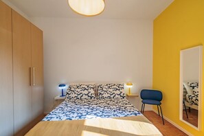 2 dormitorios, tabla de planchar con plancha, wifi y ropa de cama