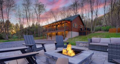 Timberline Overlook Cabin w/ Sauna, Fire Pit, Game Room, EV Charger & ATV Access