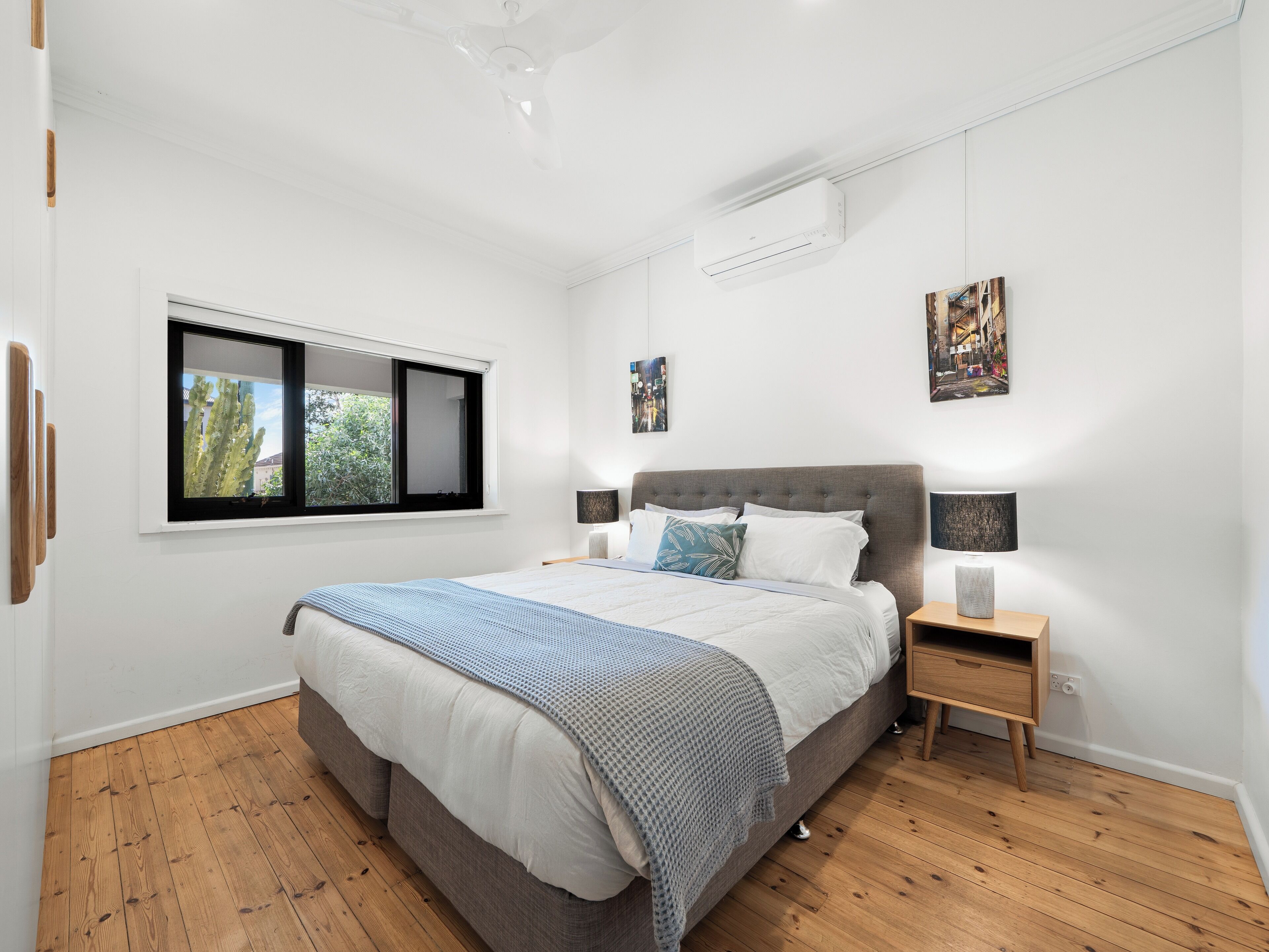 The Mitchell Bondi Garden 3 | Desk, laptop workspace, blackout curtains, iron/ironing board