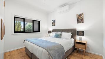 The Mitchell Bondi Garden 3 | Desk, laptop workspace, blackout curtains, iron/ironing board