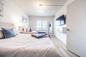 1 habitación, tabla de planchar con plancha, wifi y ropa de cama