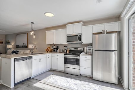 Apartment, 2 Bedrooms, Patio, Beachside | Private kitchen | Cookware/dishes/utensils