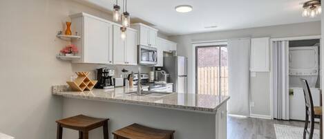 Apartment, 2 Bedrooms, Patio, Beachside | Private kitchen | Cookware/dishes/utensils