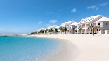 På stranden och strandhanddukar