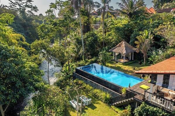 Aerial view - Villa Lepak by the River Ubud (Ubud)