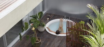 Deluxe Διαμέρισμα, 1 Υπνοδωμάτιο | Ιδιωτική μπανιέρα σπα