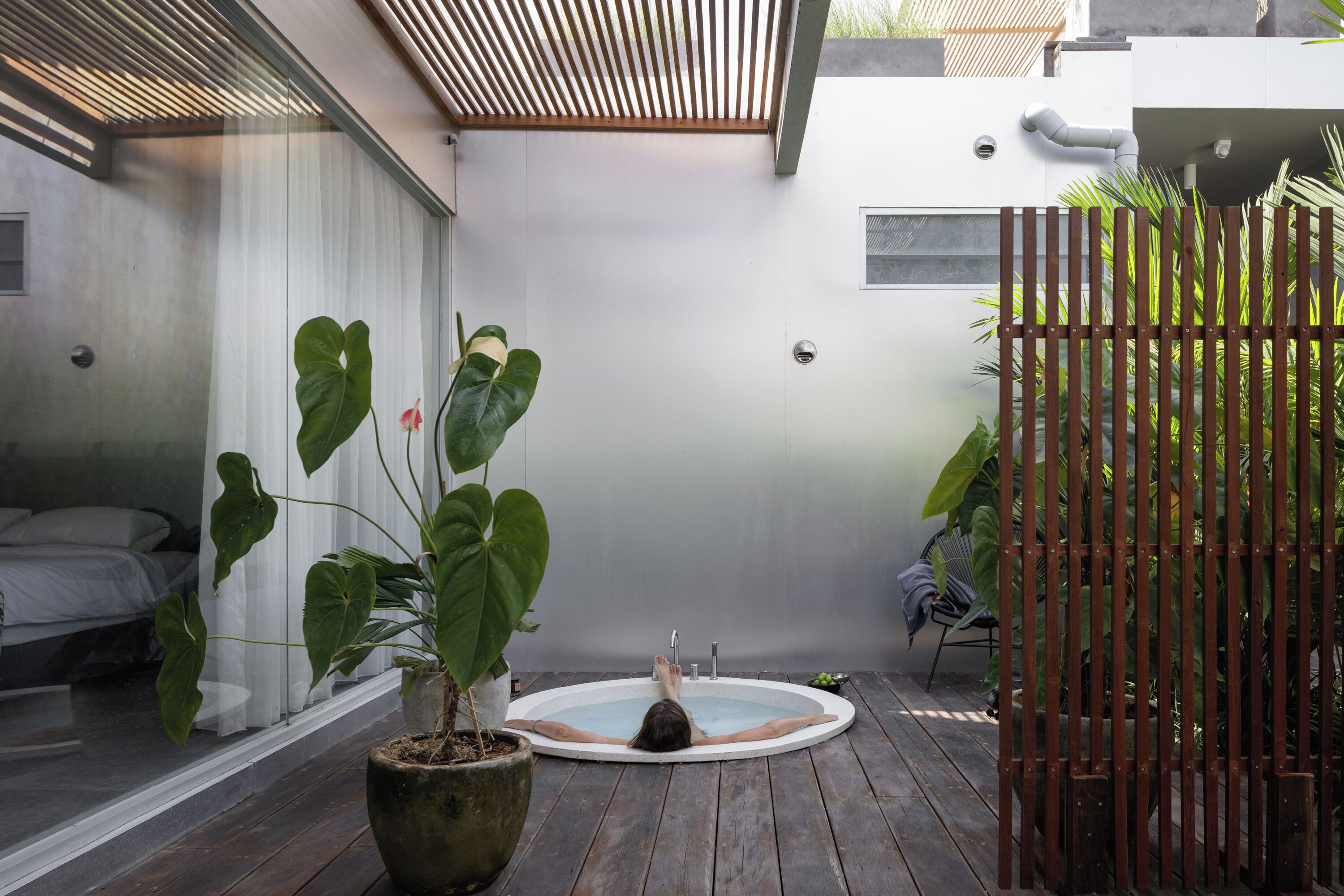 Apartemen Deluks, 1 kamar tidur | Bathtub spa pribadi