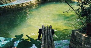 Suite studio familiale, balcon | Aire de séjour