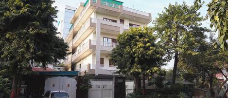 Fassade der Unterkunft