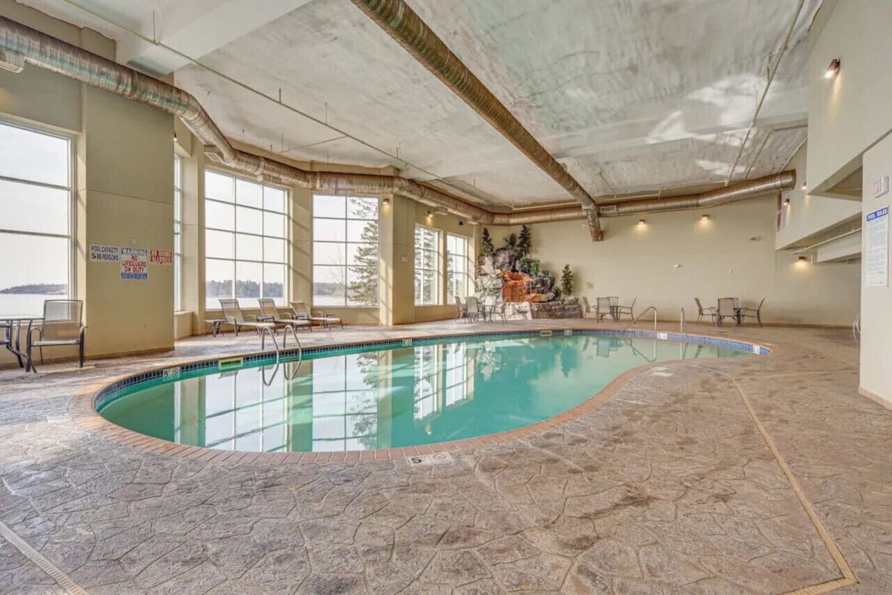 Indoor pool, a heated pool