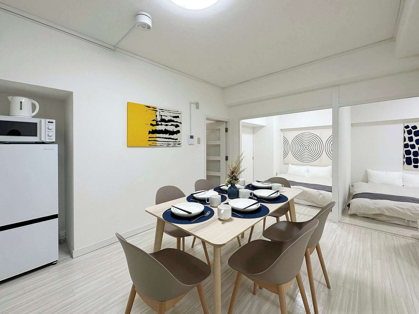 3 soverom, strykejern/-brett, wi-fi og sengetøy