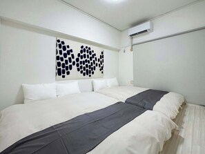 3 dormitorios, tabla de planchar con plancha, wifi y ropa de cama