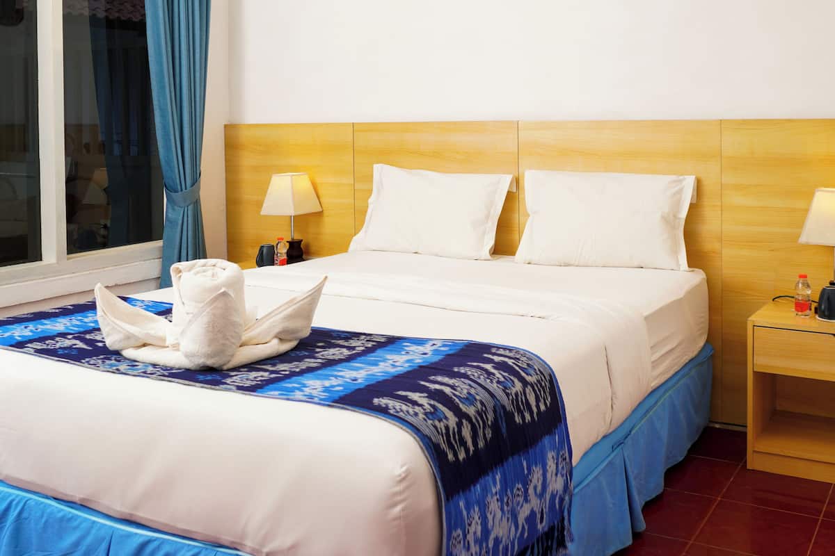 Kamar Double Deluks, Bebas Asap Rokok, pemandangan halaman | Wi-Fi gratis dan seprai linen