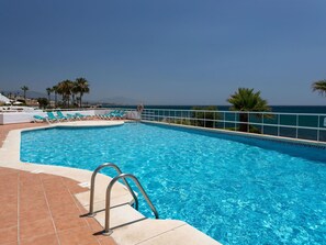Pool - Lovely apartment for 4 people with A/C, pool, WIFI, TV and terrace (Manilva)