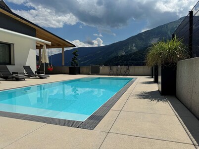 Wonderful private villa for 6 guests with pool, WIFI, TV, patio and panoramic view