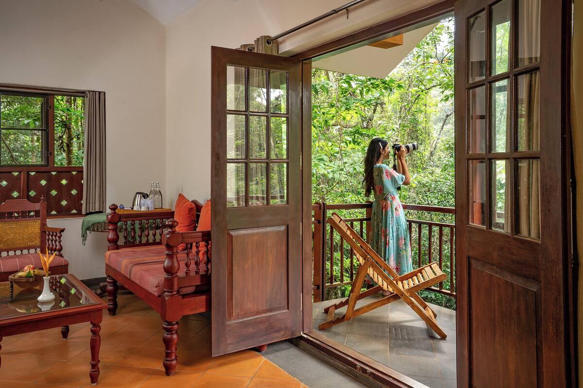 Deluxe Cottage, Balcony, Garden View