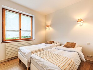 2 habitaciones, cuna de viaje y wifi 