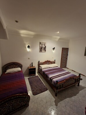 Triple Room, City View | Iron/ironing board, free WiFi - Dar Tanger Medina (Tangier)
