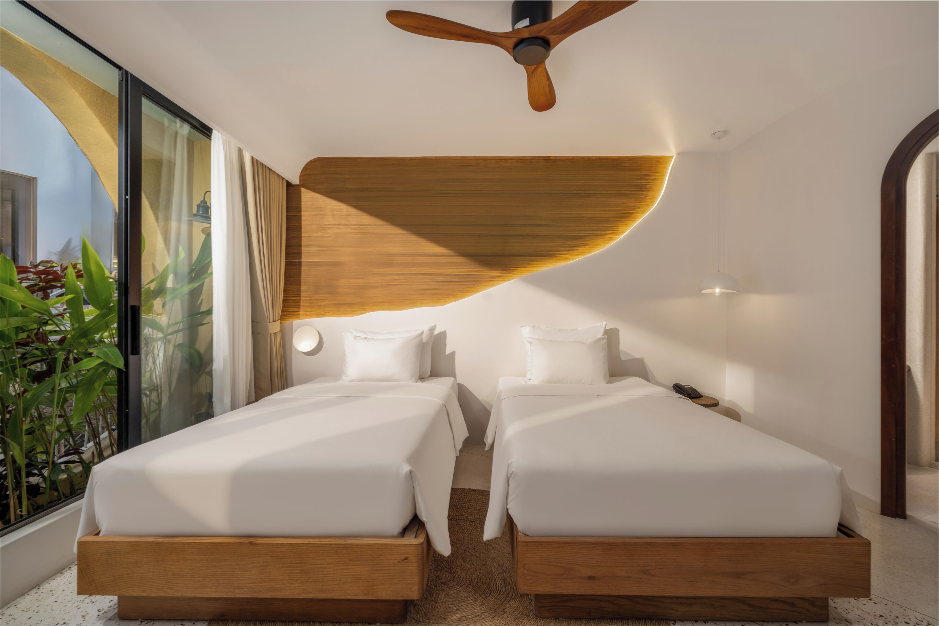 Literie de qualité supérieure, minibar, décoration personnalisée