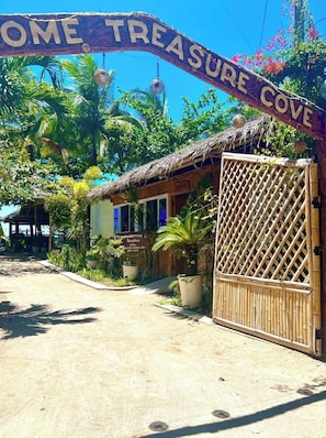 Voorkant van accommodatie