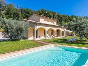 Pool - Stunning private villa for 6 guests with WIFI, private pool, A/C, TV, patio and panoramic view (Castagneto Carducci)