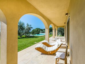 Pool - Wonderful private villa for 6 guests with private pool, A/C, WIFI, TV, patio and panoramic view (Castagneto Carducci)